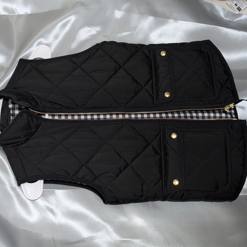 RE-IMAGINED by J CREW Ladies Vest XXS Black
